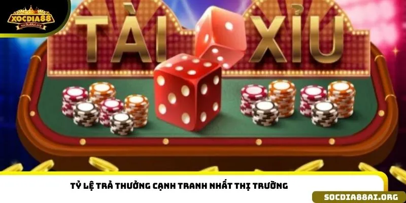 Tỷ lệ trả thưởng cạnh tranh nhất thị trường