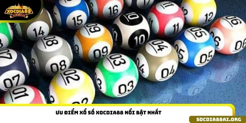 Ưu điểm xổ số xocdia88 nổi bật nhất